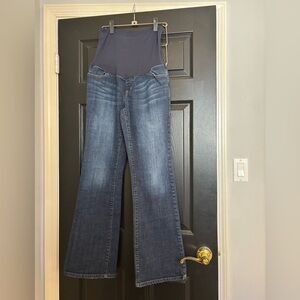 GAP Dark Blue Flare Women's Maternity Jeans